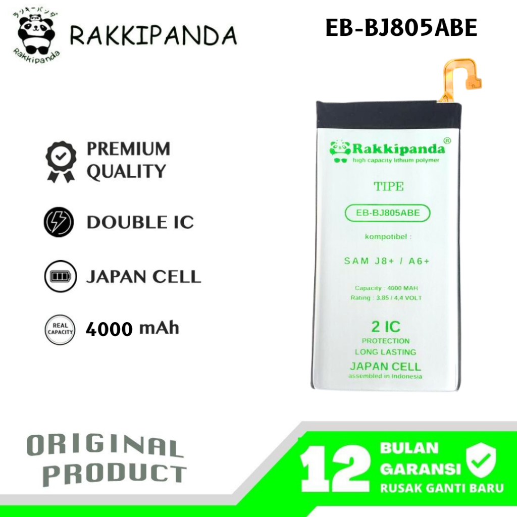Jual RakkiPanda - EB-BJ805ABE Samsung J8 Plus J805 / A6 Plus Batre ...