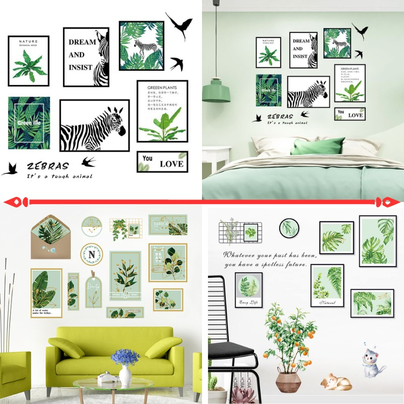 Jual WALLSTICKER WALL STICKER STIKER SETIKER DINDING KOTAK FRAME ZEBRA ...
