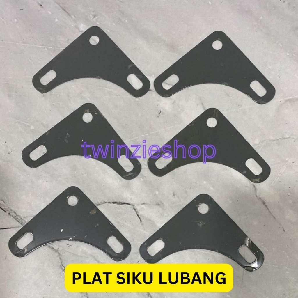 Jual Plat Siku Lubang Abu Plat Besi Segitiga Siku Lobang Shopee Indonesia