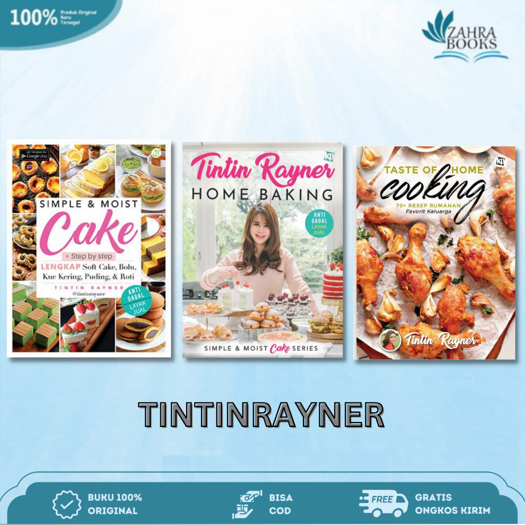 Jual SIMPLE & MOIST CAKE & HOME BAKING / Taste of Home Cooking - Tintin ...