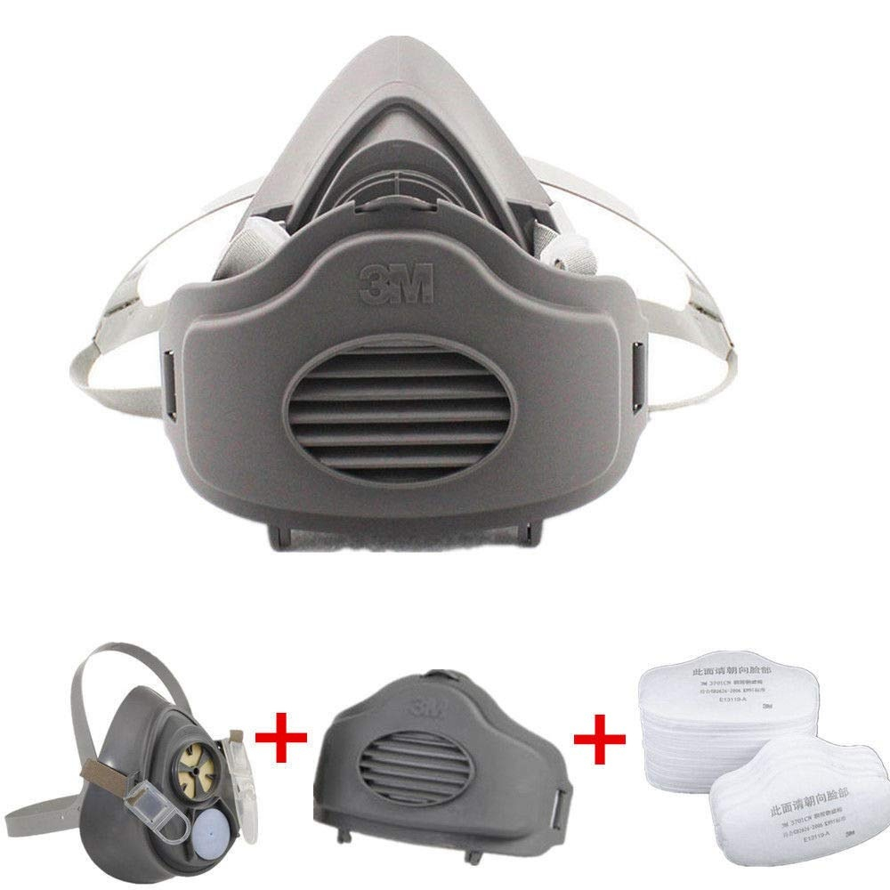 Jual Masker Respirator 3M 3200 Full Set Dust Respirator Single ...