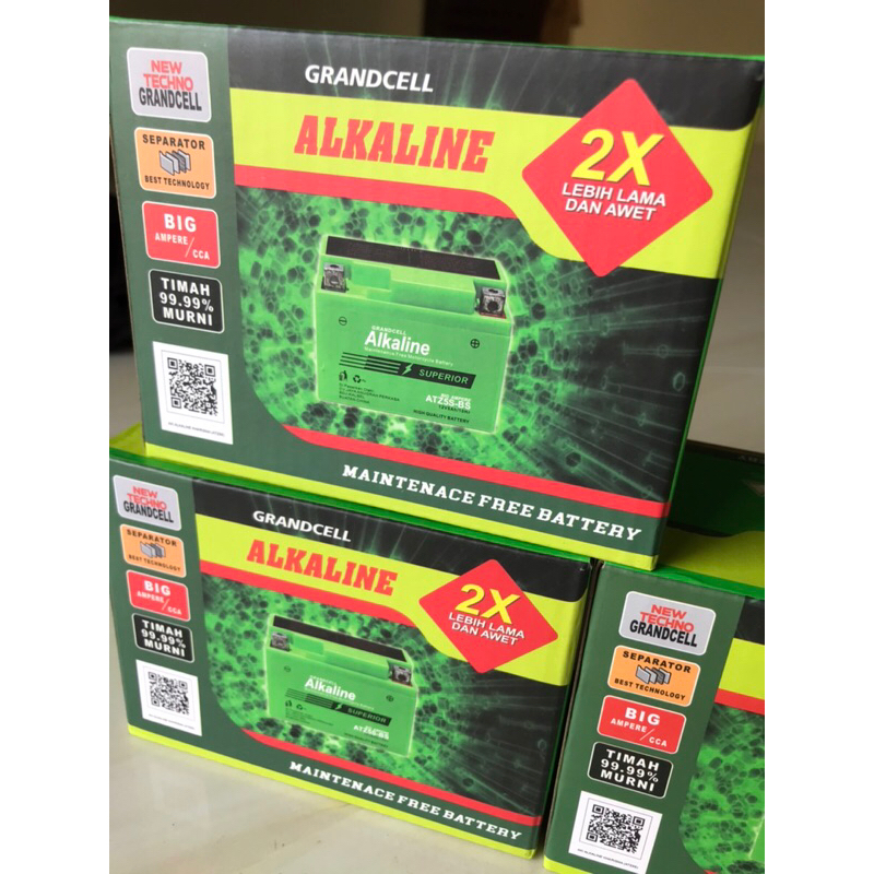 Jual Aki Motor kering ALKALINE ATZ5S-BS Supra Karisma Beat Mio | Shopee