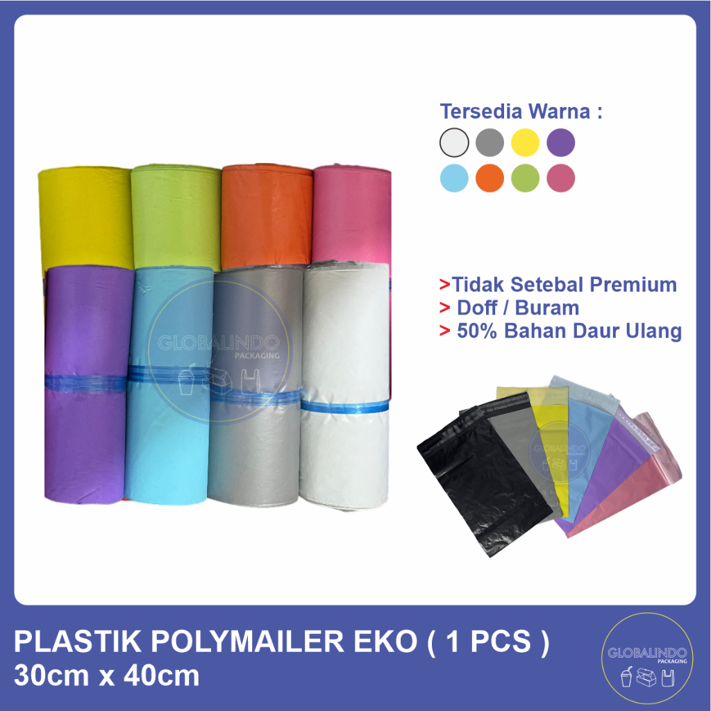 Jual Polymailer Poly Mailer Plastik Packing 30 X 40 Cm Dengan Lem Ekonomis Satuan 2207