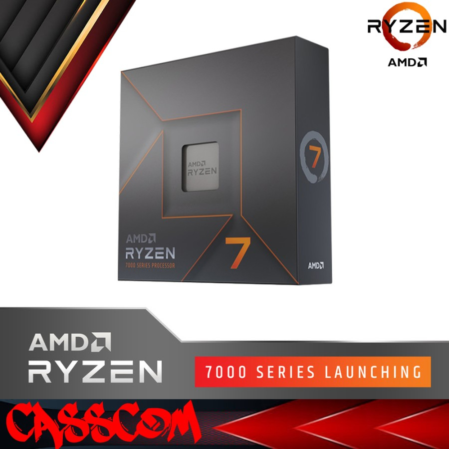 Jual Processor AMD RYZEN 7 7700X BOX 8 Cores 16 Threads Up to 5.4GHz ...