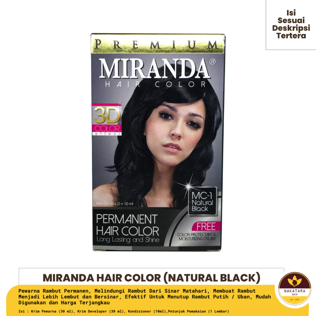 Jual MIRANDA HAIR COLOR PEWARNA RAMBUT WARNA KOMPLIT (ALL VARIANT) ISI ...