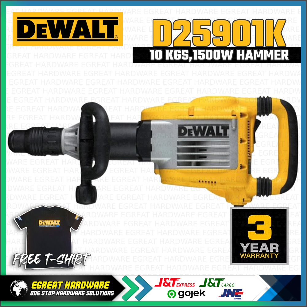 Jual Dewalt D25901K Hammer Demolition 10 KG 1500W SDS MAX Mesin Jack