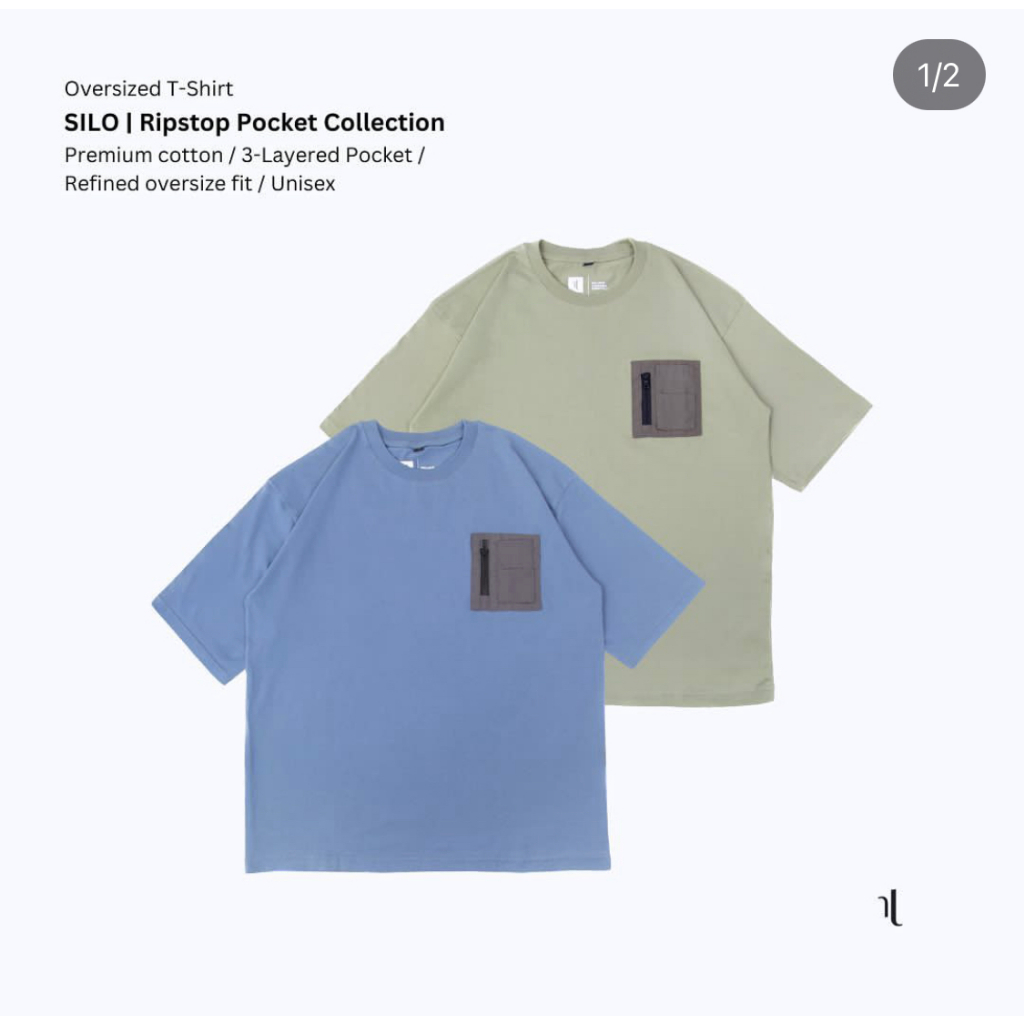 Jual Silo | Ripstop Pocket Oversized T-Shirt | Shopee Indonesia