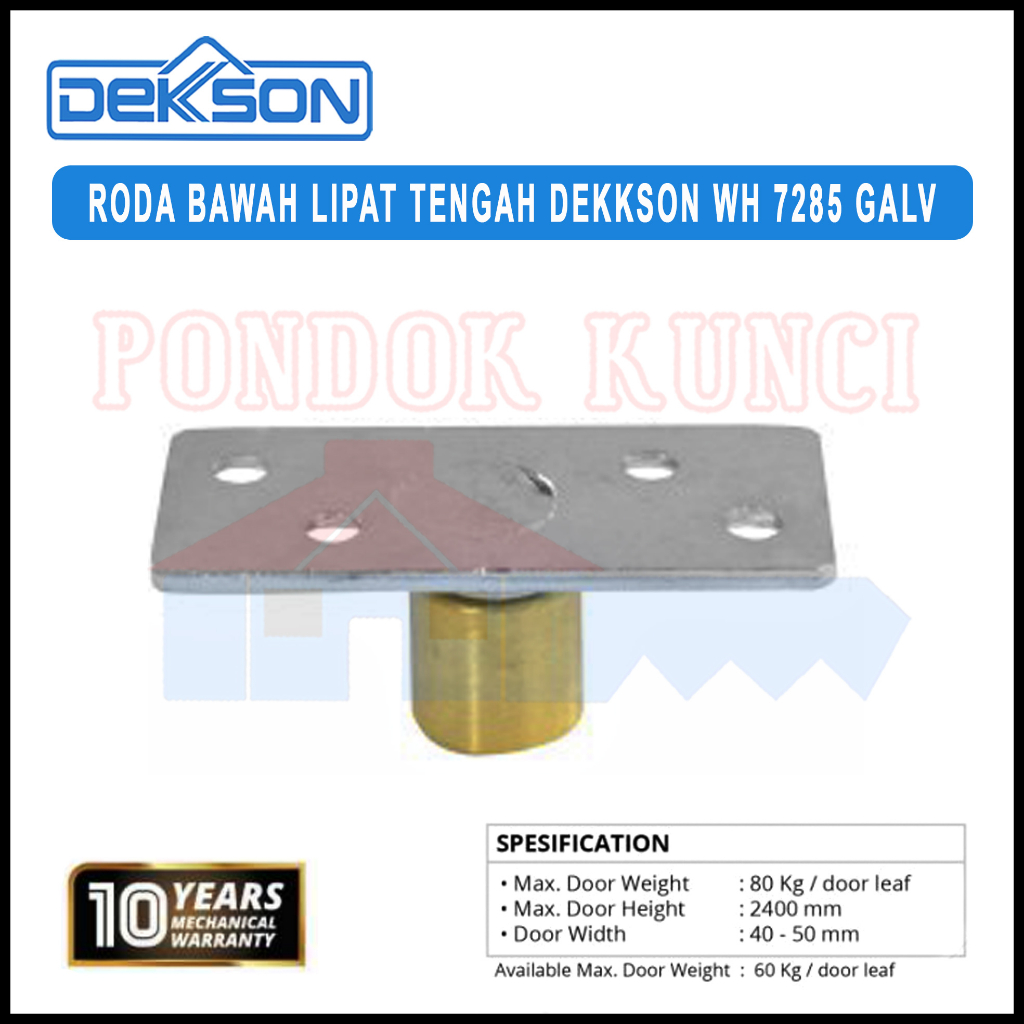 Jual Roda Pintu Garasi Lipat Tengah Bawah Dekkson Wh 7285 Galv Shopee Indonesia