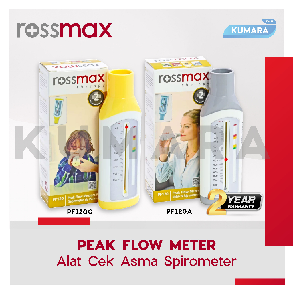 Jual ROSSMAX Peak Flow Meter / Alat Cek Asma Spirometer Shopee