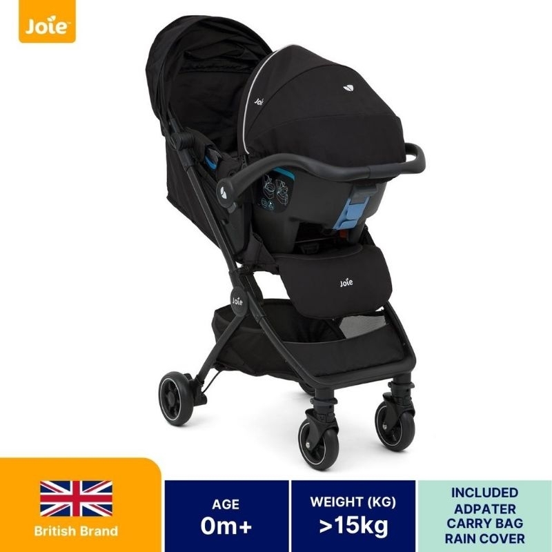 Jual Joie Pact Travel System Stroller + Joie Gemm Carrier Car Seat