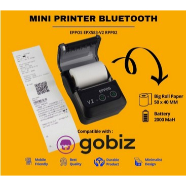 Jual Mini Printer Bluetooth EPPOS EPX583-V2 RPP02 | Shopee Indonesia