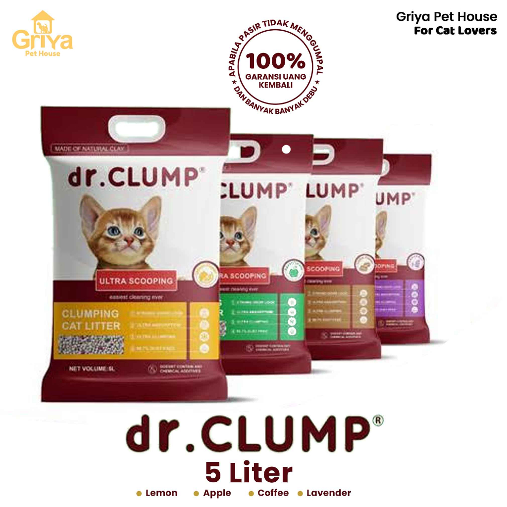 Jual Pasir Kucing Dr Clump 5 liter | Shopee Indonesia
