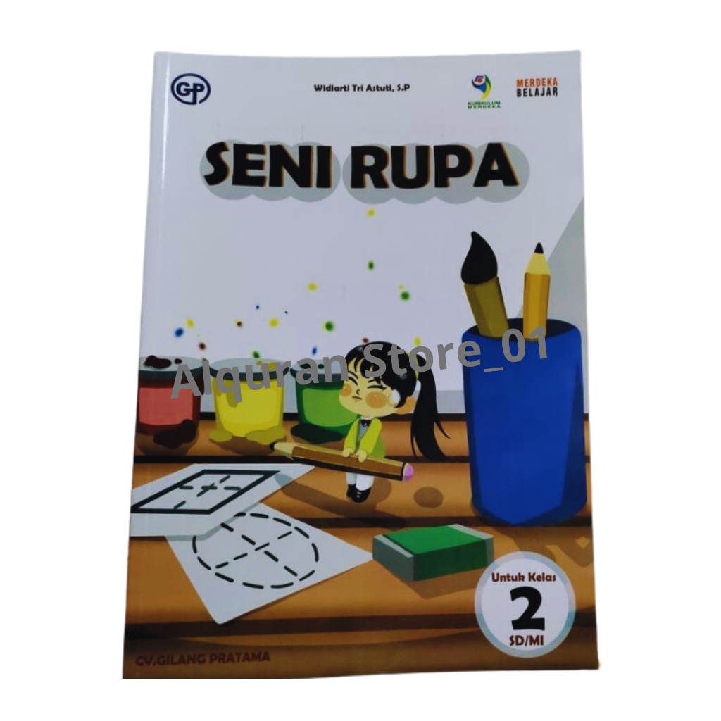 Jual Buku Pelajaran Siswa SD Kelas 2 II SD MI Mapel SENI RUPA Kurikulum ...