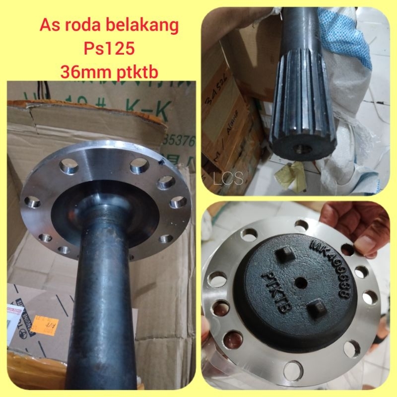 Jual as roda belakang axle shaft rear ps125 canter 36mm | Shopee Indonesia