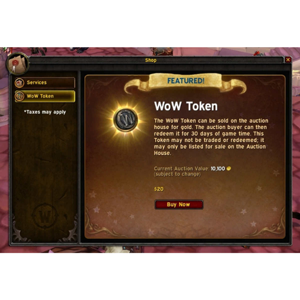 Jual WoW token 150k | Shopee Indonesia
