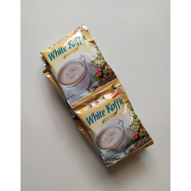 Jual Kopi Luwak White Coffee Gram X Sachets Renceng Shopee Indonesia