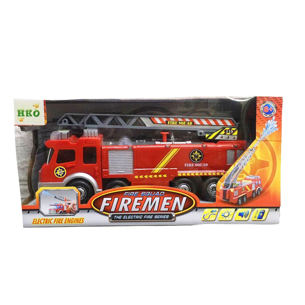 Jual Mainan Mobil Pemadam Kebakaran Keluar Air Suara Pemadam Dan Efek Lampu Sy732 Firemen Car 2153