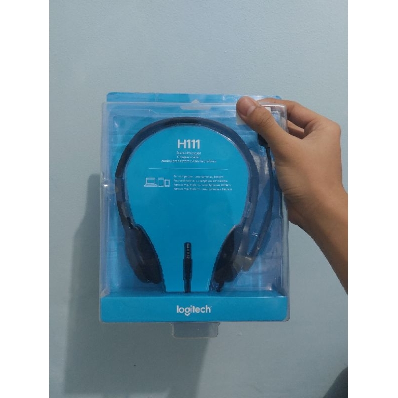 Jual Logitech H111 Stereo Headset BARU | Shopee Indonesia