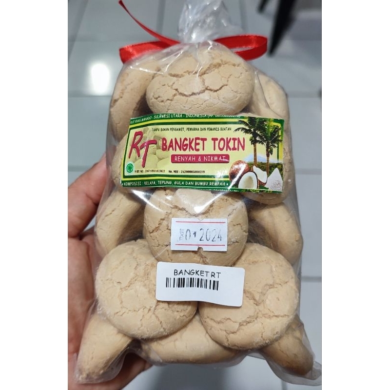 Jual RT Kue Bangket Tokin Putih Renyah dan Nikmat kemasan kantong ...