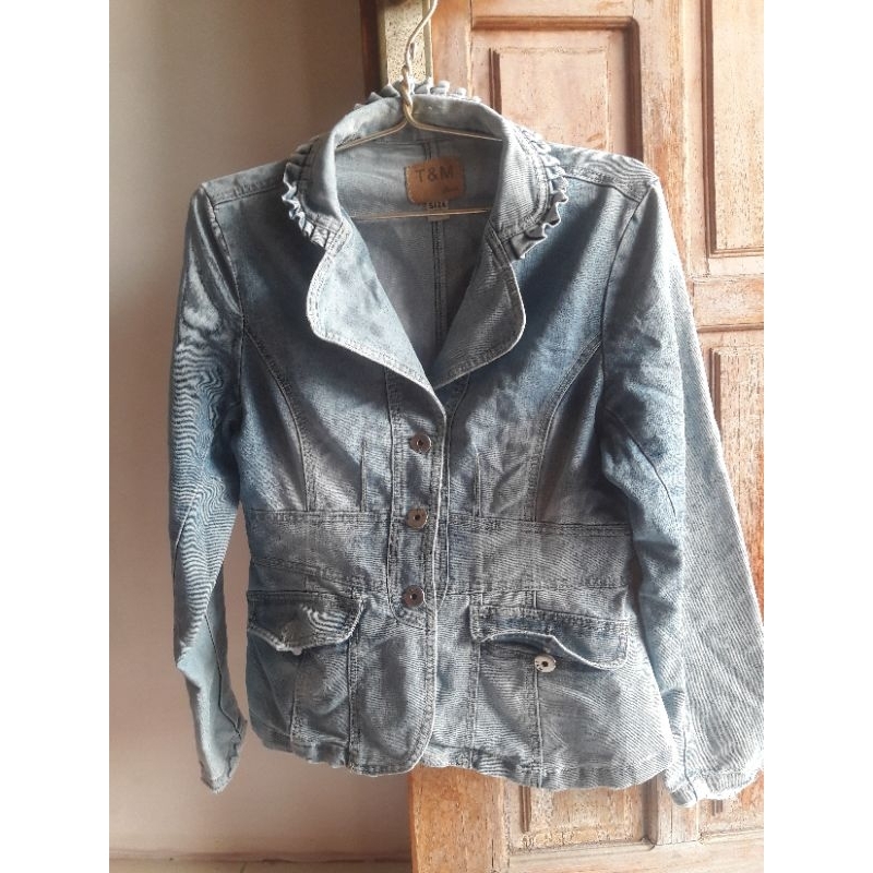 Jaket hotsell denim h&m