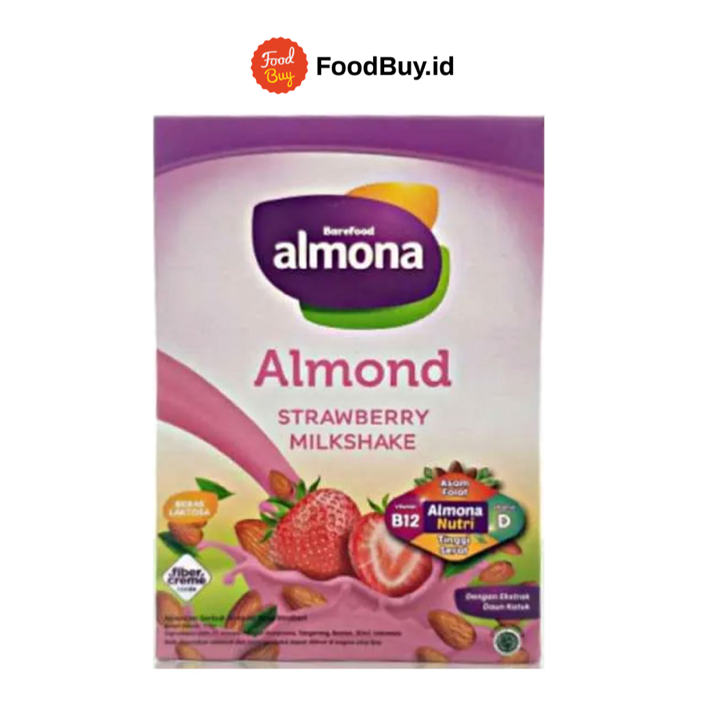 Jual Almona Susu Serbuk Almond Rasa Strawberry 175 gr | Shopee Indonesia