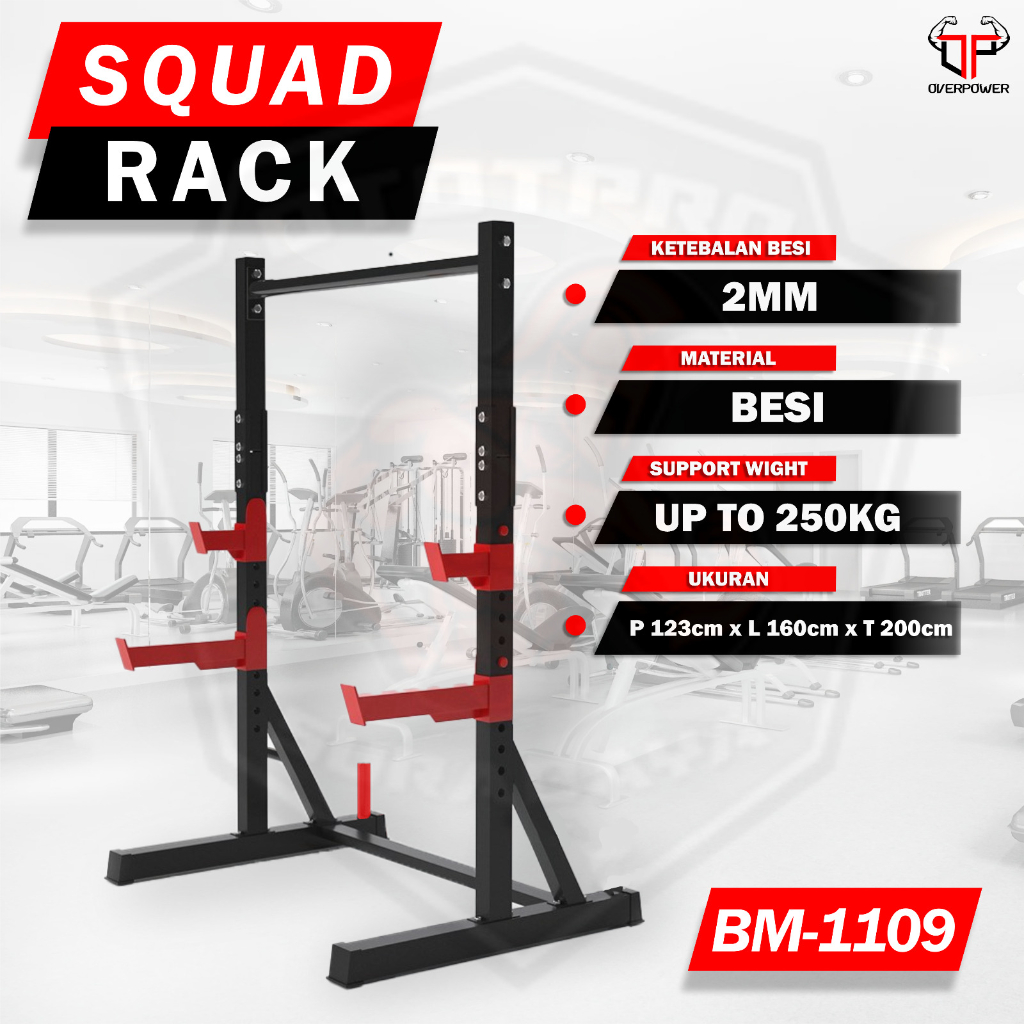 Jual Squat Rack BM-1109 | Penyangga | Rack | Gym | Fitness | BODYMASTER ...