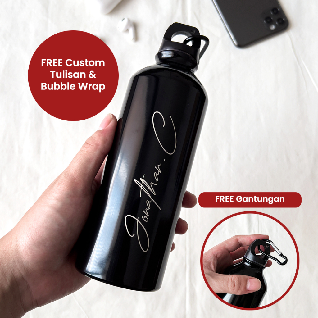 Jual Tumbler Sport Tumblr Olahraga Botol Air Minum Stainless Custom Grafir Nama Untuk Hadiah