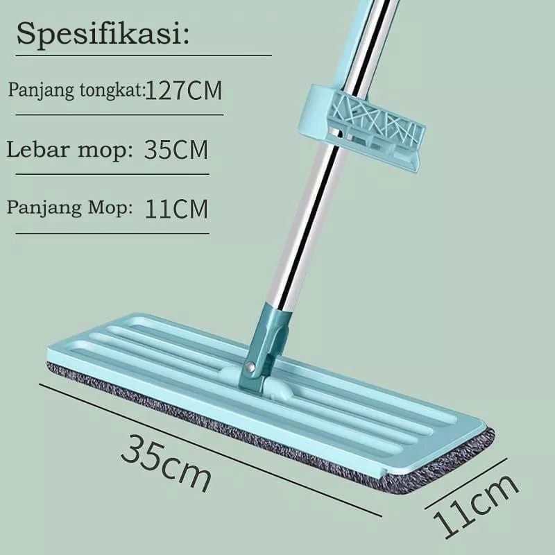 Jual Alat Pel Lantai Flat Mop HA Alat Pel Lantai Tarik Flat Mop Peras ...