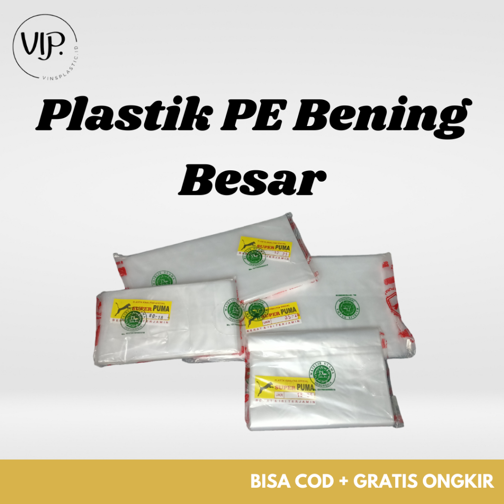 Jual Plastik Pe Bening Besar Plastik Es Batu Plastik Pe Puma