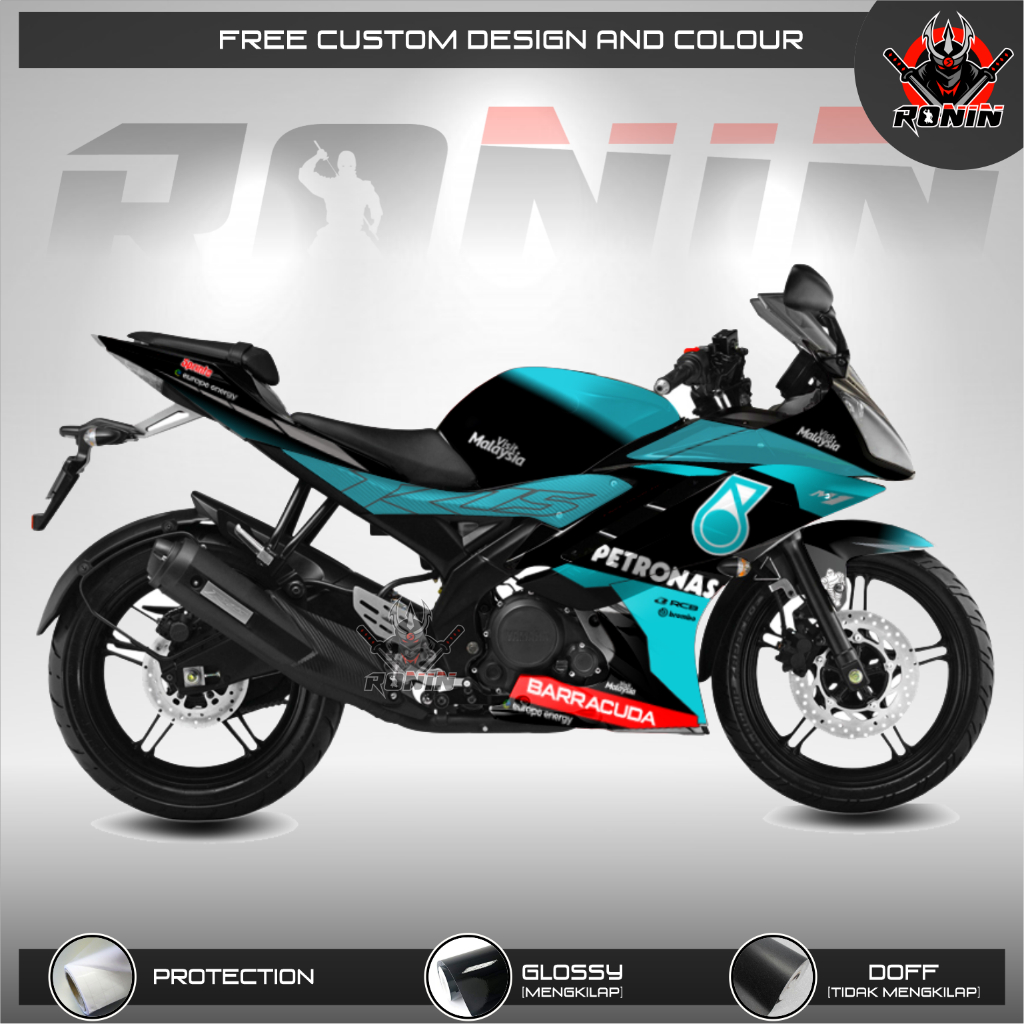 Jual Sticker Decal FULL BODY R15 V.2 Motif Petronas Livery | Shopee ...