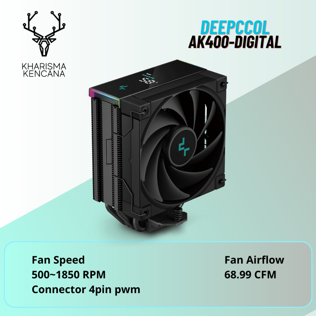 Jual DEEPCOOL AK400 DIGITAL CPU COOLER SUPPORT LGA 1700 Shopee Indonesia