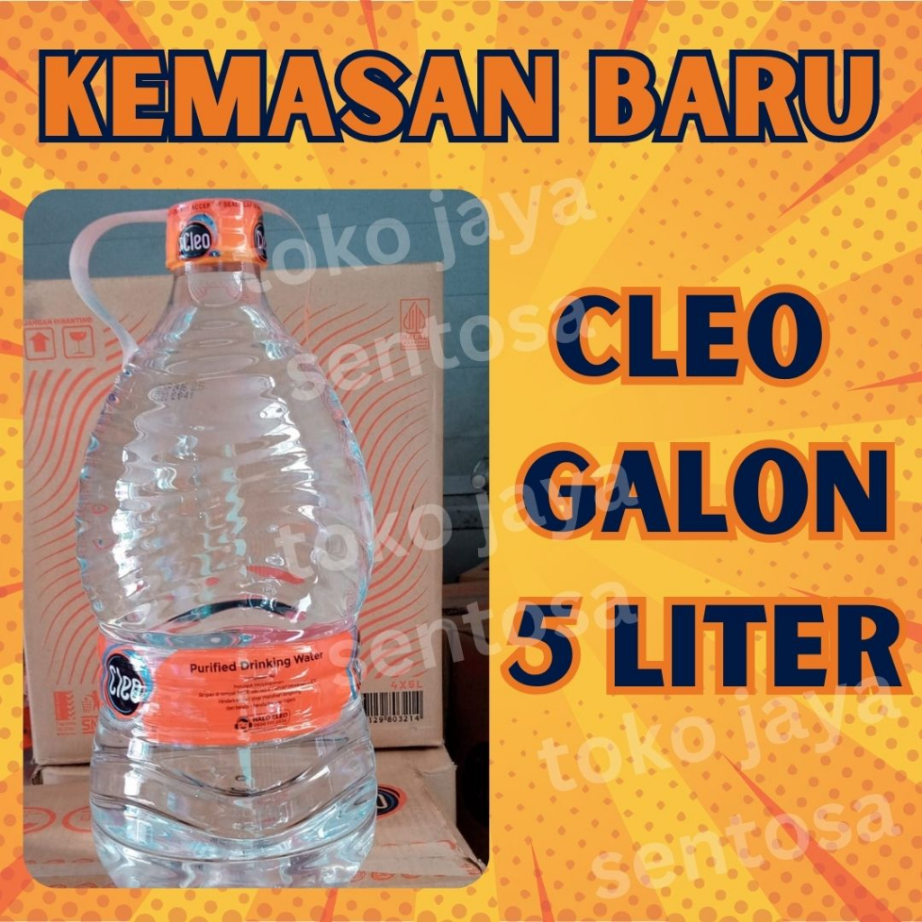 Jual Cleo Galon Air Mineral 5 Liter Shopee Indonesia 1015