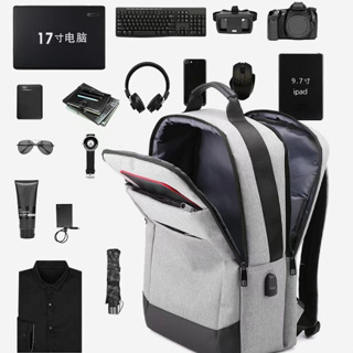 Promo Backpack Pria Wanita Tas Ransel Tas Laptop Punggung USB Slot US003 -  Merah - Jakarta Barat - O-store Indonesia