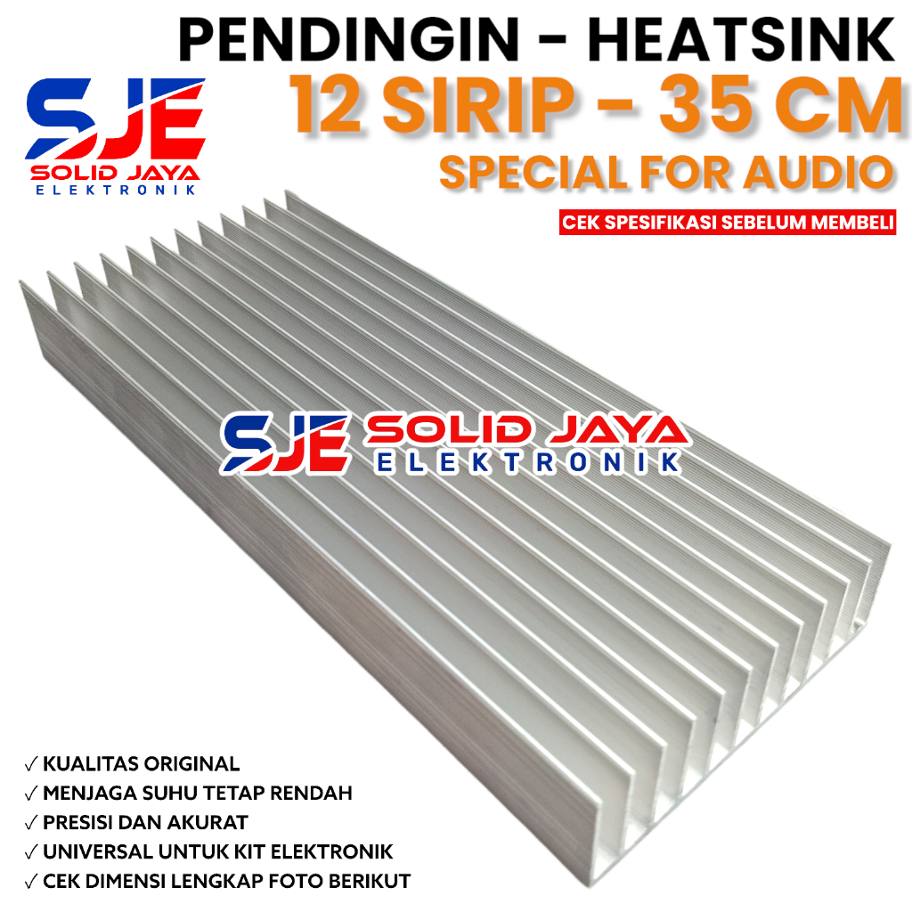 Jual PENDINGIN HEATSINK ULTRA 35 CM 12 SIRIP HEATSING HEATSRING HETSING ...