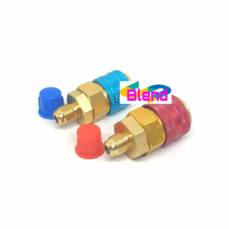 Jual Quick Coupler AC/Nepel Adapter Isi Freon Ac Mobil R134a | Shopee ...