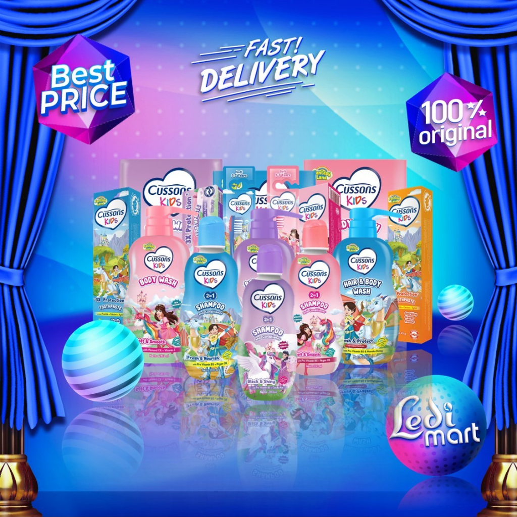 Jual Cussons Kids Series | Body Wash | Shampoo | Cologne | Toothpaste ...