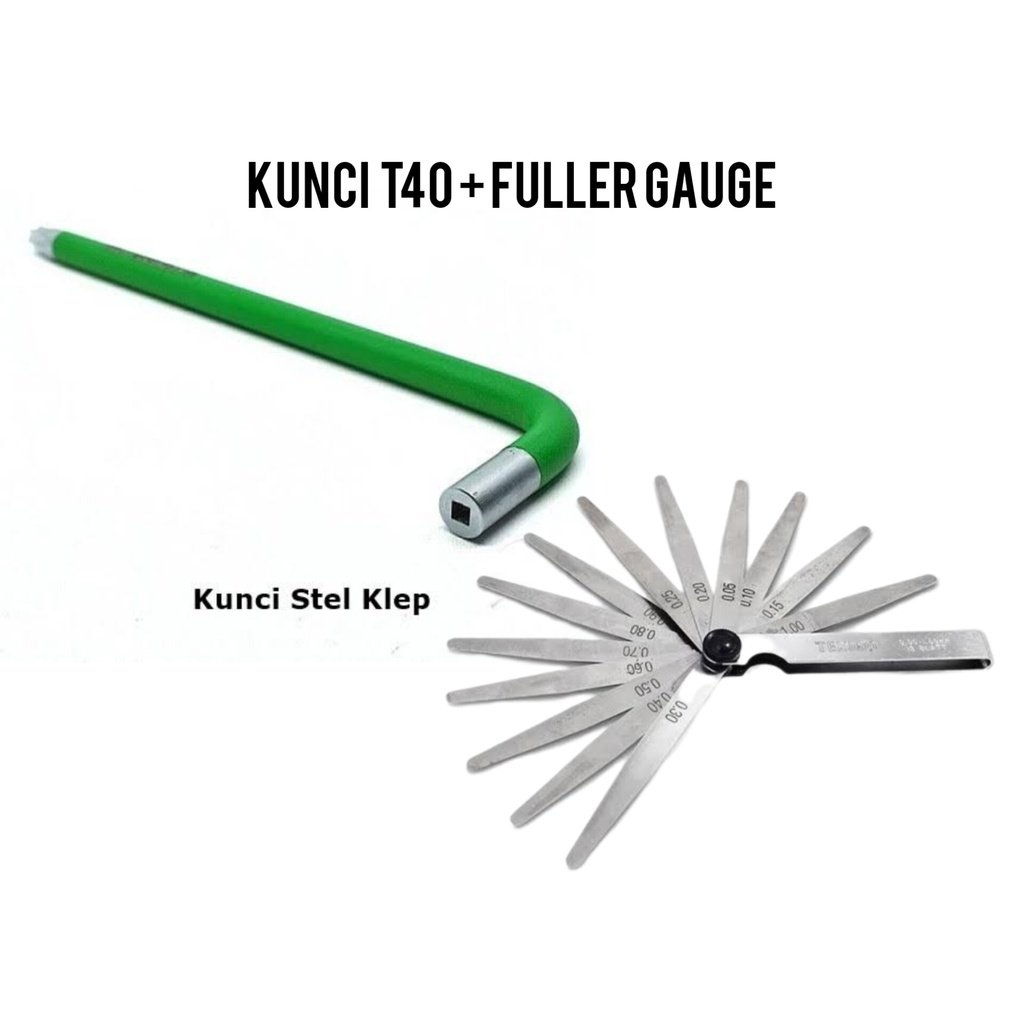 Jual Paket Pcs Feeler Gauge Stel Klep L Bintang T Paket Set Kunci Setel Klep L Feeler