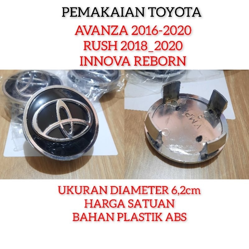 Jual Dop Roda Tutup Velg Grand Avanza ,Innova Reborn ,Rush Diameter 6 ...