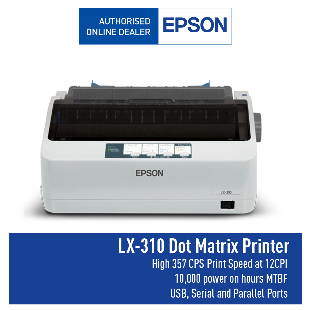 Jual Epson Lx 310 Dot Matrix Printer Shopee Indonesia