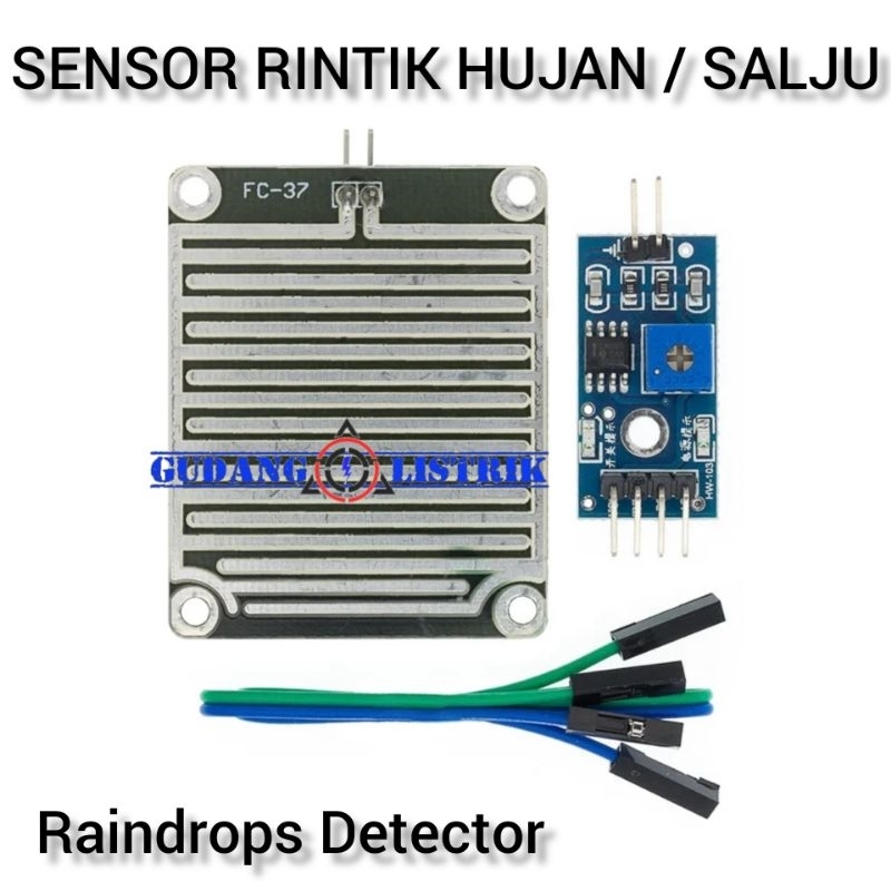 Jual Sensor Rintik Hujan Arduino Raindrops Detection Module | Shopee ...