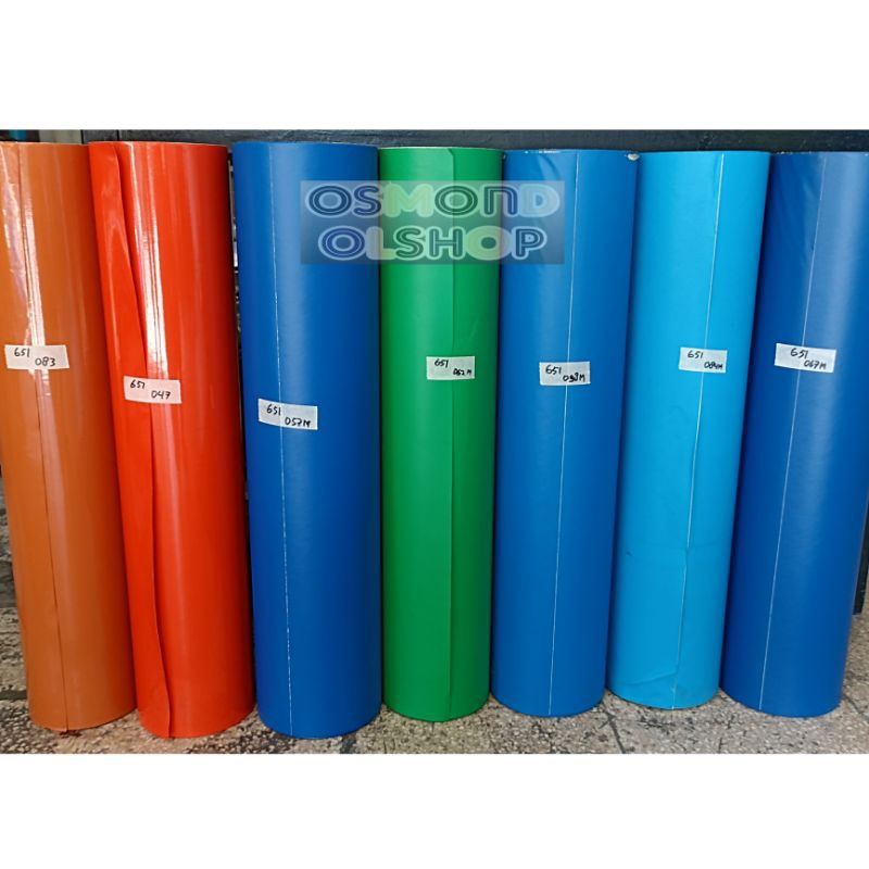 Jual Sticker Oracal Matte & Glossy Lebar 63cm (Meteran) | Shopee Indonesia