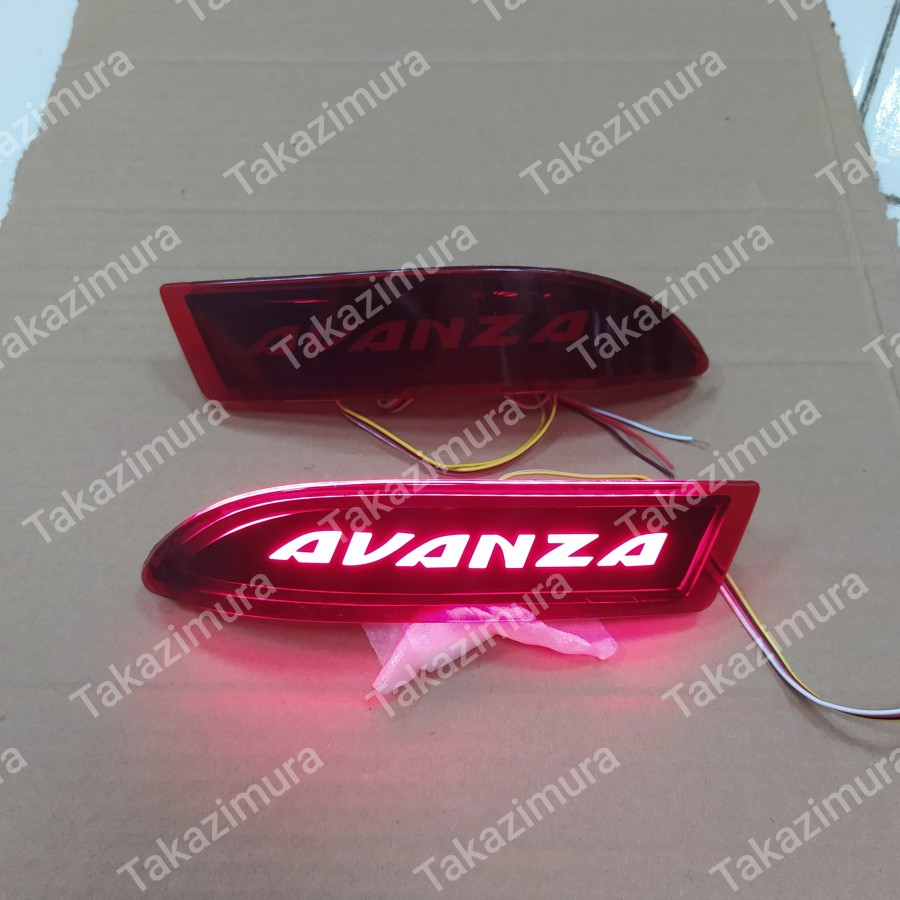 Jual Lampu Reflektor Bumper Belakang LED Mobil All New Avanza 2012 2013 ...