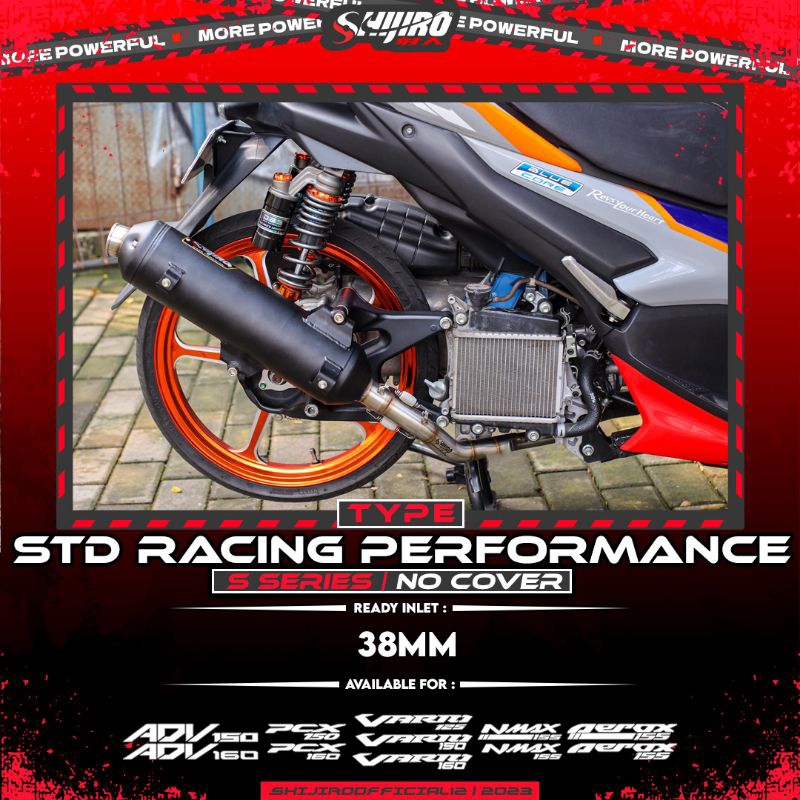 Jual Knalpot Shijiro Standar Racing Tipe Peformance S Series Aerox N ...