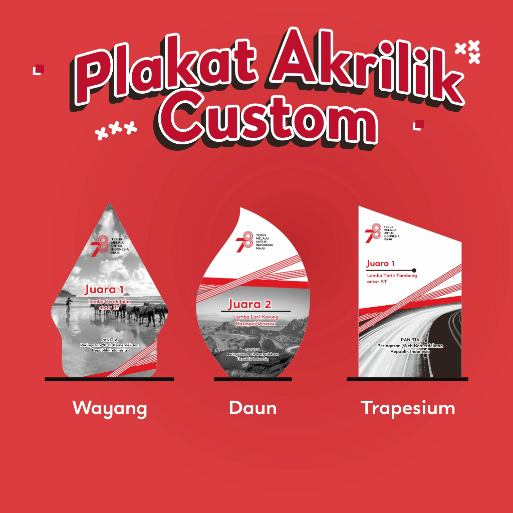 Jual Plakat Akrilik Custom Tanpa Minimal Order | Shopee Indonesia