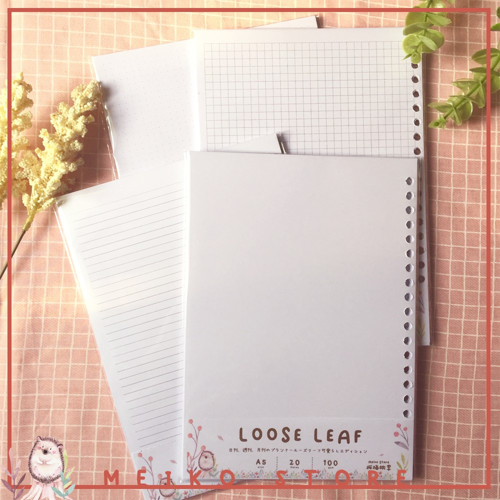 Jual Kertas Binder A5 - Isi Binder - Loose Leaf A5 - Pulp.co | Shopee ...
