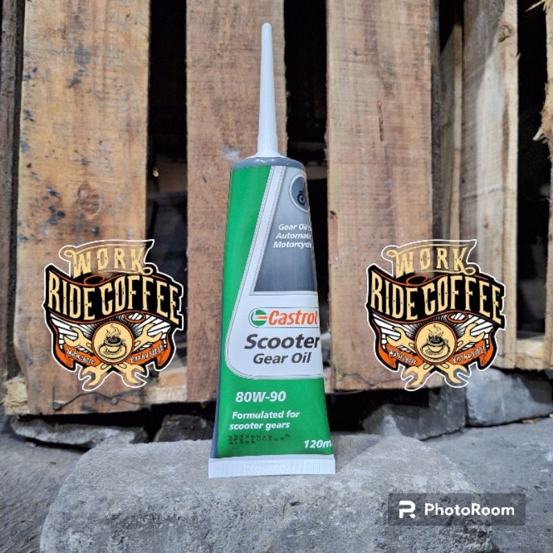 Jual OLI GARDAN CASTROL SCOOTER GEAR SAE 80W90 120ML / OLI TRANSMISI