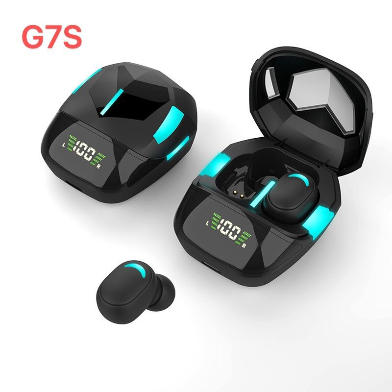 Jual G7S Wireless Gaming Headset Bluetooth 5.1 Earphone Full Bass Noise ...