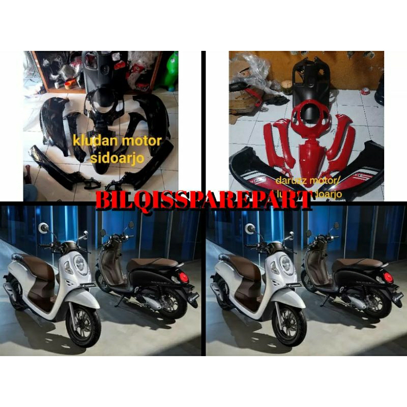 Jual Body Scoopy Cover Full Body Halus Honda Scoopy