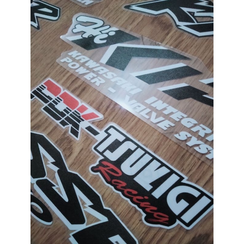 Jual sticker striping kawasaki ninja KRR SSR transparan bisa riquest ...