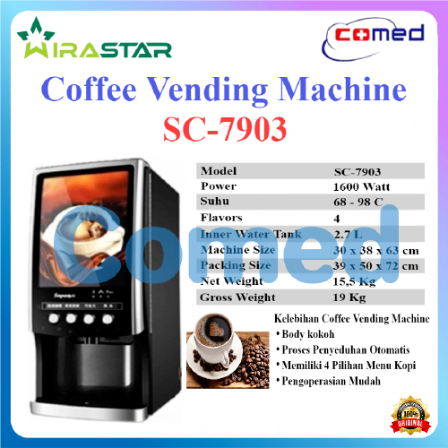 Jual Mesin Kopi Otomatis / Mesin Dispenser Pembuat Minuman Mix Kopi Otomatis / Mesin Pembuat
